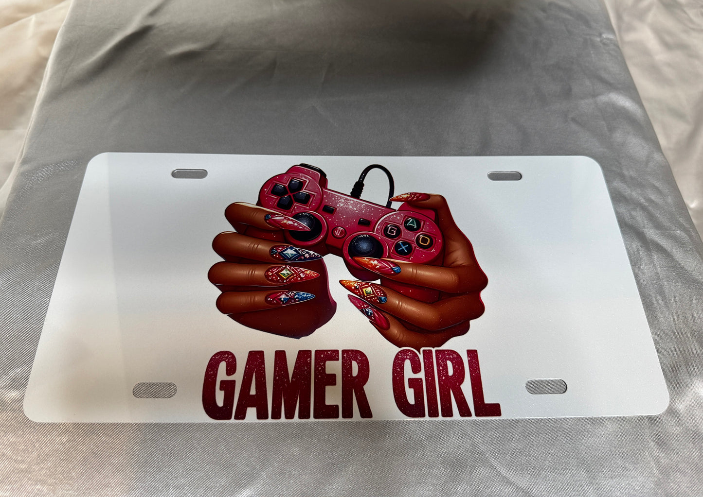 Gamer Girl License Plate