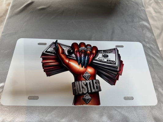 Hustler License Plate